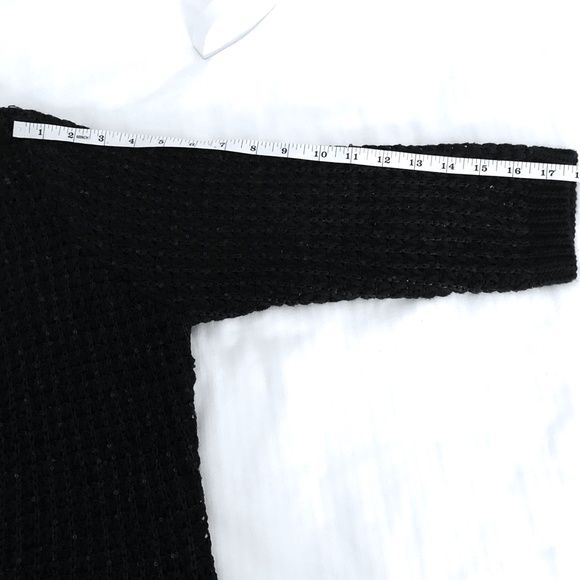 Cyrus Black Knit Sequins Cardigan Top - Picture 6 of 12